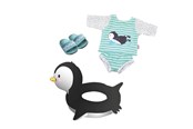 Nuket & tarvikkeet - Heless Penguin Swimming Set Dolls 35-45 cm - 11