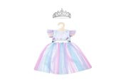 Nuket & tarvikkeet - Heless Doll dress Fairy and Unicorn with Crown 28-35 cm - 1130