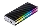 Kovalevyt - lisätarvikkeet - LC Power LC-M2-C-MULTI-RGB - storage enclosure - M.2 NVMe Card / SATA 10Gb/s - USB 3.2 (Gen 2) - LC-M2-C-MULTI-RGB