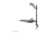 Näytön kiinnitys - Neomounts DS90-325BL1 mounting kit - sit-stand workstation - for LCD display / keyboard / mouse - black - DS90-325BL1