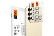 Puhelin - Muut lisävarusteet - Spigen Glass tR EZ Fit Optik Pro 2 Pack - yellow - Samsung Galaxy S24+ - AGL07436