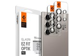 Puhelin - Muut lisävarusteet - Spigen Glass tR EZ Fit Optik Pro 2 Pack - gray - Samsung Galaxy S24 Ultra - AGL07426