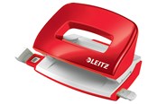 Kirjoituspöytätarvikkeet - Leitz WOW mini metallilävistäjä 2-reik. / 10 arkkia Punainen - 50601026