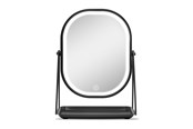Meikkipeilit - Gillian Jones Mirror With LED Light and Tray - Black - 5713982011470