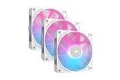 Kotelotuuletin - Corsair iCUE LINK RX120 RGB 3-pack - Kotelotuuletin - 120mm - Valkoinen, RGB-valolla - 36 dBA - CO-9051022-WW