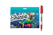 Kirjoitus- ja piirustustarvikkeet - Sharpie Permanent Marker Fine BTS Assorted Colours 18-Blister - 2201230