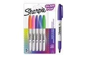Kirjoitus- ja piirustustarvikkeet - Sharpie Glam Pop -permanenttitussit | Terävä kärki tarkkoihin yksityiskohtiin | Värilajitelma kirkkaat värit | 5 kpl - 2201774