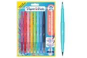 Kirjoitus- ja piirustustarvikkeet - Paper Mate Flair Dual felt tip pen Assorted Standard colors 8-Blister - 2199386