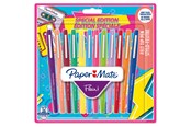 Kirjoitus- ja piirustustarvikkeet - Paper Mate Flair felt tip pen M Retro colours 12-Blister - 2180627