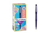 Kirjoitus- ja piirustustarvikkeet - Paper Mate Flair felt tip pen M Navy Blue 12-Tuck - 2045254