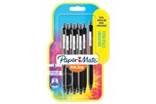Kirjoitus- ja piirustustarvikkeet - Paper Mate InkJoy 300 Retractable Ballpen Tie Dye M Black 8-Blister - 1956579