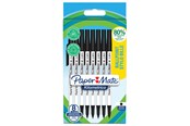 Kirjoitus- ja piirustustarvikkeet - Paper Mate Kilometrico Recycled M 1.0 mm Black 8-Blister - 2187678