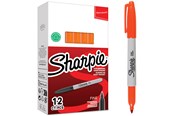 Kirjoitus- ja piirustustarvikkeet - Sharpie Permanent Marker Fine Orange 12-Tuck - 2025036