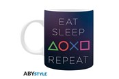Fanituotteet - ABYstyle - PLAYSTATION Eat Sleep Repeat - Mukit - MG1064