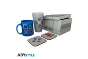 Fanituotteet - ABYstyle - PLAYSTATION Gift Set Glass + Mug + 2 Coasters Classic 2019 - Lahjapakkaus - GFB0075