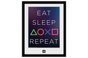 Fanituotteet - ABYstyle - PLAYSTATION Eat Sleep Repeat - Kuva - PFC3234