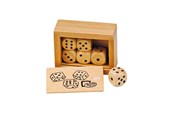 Puulelut - Goki Dice Set Wood - HS239