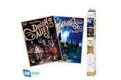 Fanituotteet - ABYstyle - HARRY POTTER Set 2 Chibi Posters Retro Hogwarts & Diagon Alley - Juliste - ABYDCO732
