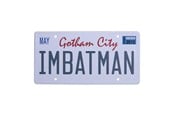 Fanituotteet - FaNaTtik - DC Batman Number Plate Tin Sign - THG-DC58
