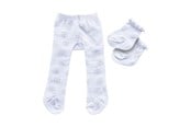 Nuket & tarvikkeet - Heless Doll Tights with Socks - Snowflakes 35-45 cm - 478