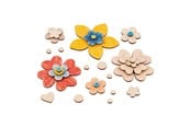Askartelu- ja taidetarvikkeet - Goki Wooden Craft Flowers 75 pcs. - 58373