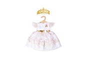 Nuket & tarvikkeet - Heless Doll dress Princess with Crown 35-45 cm - 2132