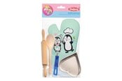 Nuket, pehmolelut ja oheistarvikkeet - Heless Baking set with accessories Penguin - 232
