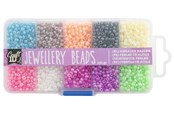 Askartelu- ja taidetarvikkeet - Craft Sensations Jewellery beads 15 grams each colour 10 colours - CR1403/GE