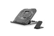 Järjestelmän lisävarusteet - Desire2 2in1 Portable Laptop Stand Black 360 Rotatable - D2LAP360BK
