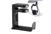 Kuulokkeet - Desire2 Holder for Headphone / Headset Black Mounted on desk top - D2HOOK