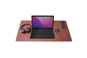 Lisävarusteet hiirelle ja näppäimistölle - Desire2 Prestige Pad Desk Mat 400x900mm Brown - D2DMBN