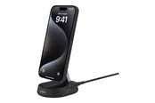 Puhelin - Adapterit & Laturit - Belkin BoostCharge Pro wireless charging stand - magnetic - + AC power adapter - 15 Watt - WIA008VFBK