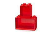 Lastenhuone - LEGO BRICK SHELF SET - RED - 41171730
