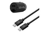 Puhelin - Adapterit & Laturit - CELLY ProPower car power adapter - ultra compact - USB-C - 20 Watt - CCMINITYPEC