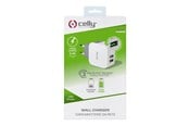 Puhelin - Adapterit & Laturit - CELLY TC2USBTURBO power adapter - 2 x USB - TC2USBTURBO