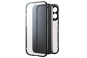 Puhelin - Kannet ja kotelot - BLACK ROCK Phone Case 360° Glass Transp/Black - iPhone 15 Pro - 00221269