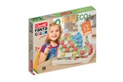 Vauva- ja taaperolelut - Quercetti PlayEco+ Peg Mosaic FantaColor Junior (58 pcs) - QU-84190
