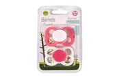 Vauvatarvikkeet - Barnets Favorit 2 pak luftsutter silikone 0-6 mdr. – Pink/Hvid - BF-10005-1