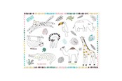 Roolileikit - Folat BV Colorable Placemats Wild Animals 6 pcs. - 68339