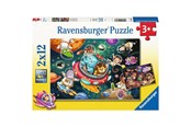 Palapelit - Ravensburger Animals In Space 2x12p - 12000857