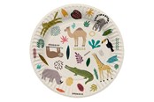 Lelut - Folat BV Plates Zoo Party 8pcs. - 61929