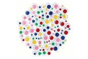 Harrastustarvikkeet - Colorations - Self-adhesive Colored Sticky Eyes 100 pcs. - CH100CA
