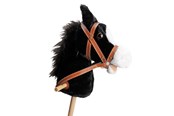 Puulelut - Playwood Wooden Hobby Horse with Sound - Black - PW2110