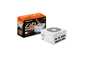 Virtalähde - GIGABYTE UD850GM PG5W Virtalähde - 850 Watt - 120 mm - ATX 3.0 - 80 Plus Kulta sertifioitu - GP-UD850GM PG5W