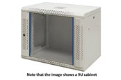 Kotelot - Deltaco 19? wall cabinet 6U 600 × 450 glass door white - Kotelot - Wall mount - Valkoinen - WS64066000