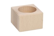 Askartelu- ja taidetarvikkeet - Playwood Tea light holder Square Beech wood 4cm - SL 204C