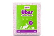 Kanit & Jyrsijät - Über Soft Paper Bedding 56 L Pink/White - 45064