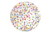 Lelut - Haza Witbaard Plates Confetti 8pcs. - 437150