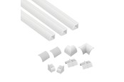 Kaapelihyllyt, Kaapelisukat & Kaapelisiteet - D-LINE Cable duct kit 22x22mm 3x Cable duct/Accessories 1.0m - 2222W-1MKIT