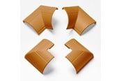 Kaapelihyllyt, Kaapelisukat & Kaapelisiteet - D-LINE Adapter Kit 22x22mm Oak finish - FLIBEBAP22QSP